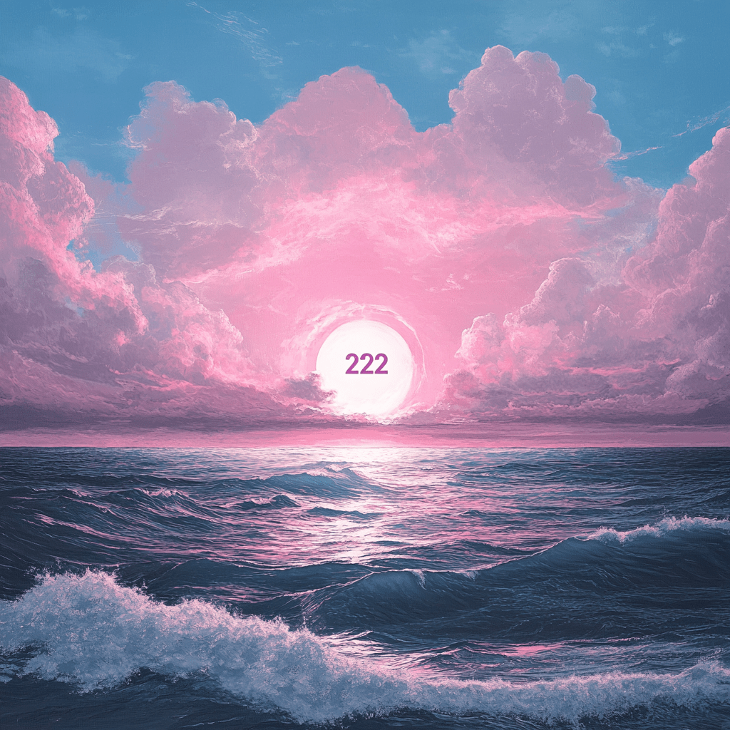 a sunset over the ocean